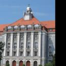 Legnica, Kuria Biskupia, fragment elewacji pd.