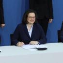 2018-03-12 Unterzeichnung des Koalitionsvertrages der 19. Wahlperiode des Bundestages by Sandro Halank–066
