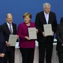 2018-03-12 Unterzeichnung des Koalitionsvertrages der 19. Wahlperiode des Bundestages by Sandro Halank–001