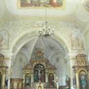 Interior of the church in Nowa Wieś